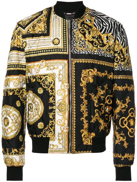 bomberjacke herren versace|Bomberjacken für Herren von Versace .